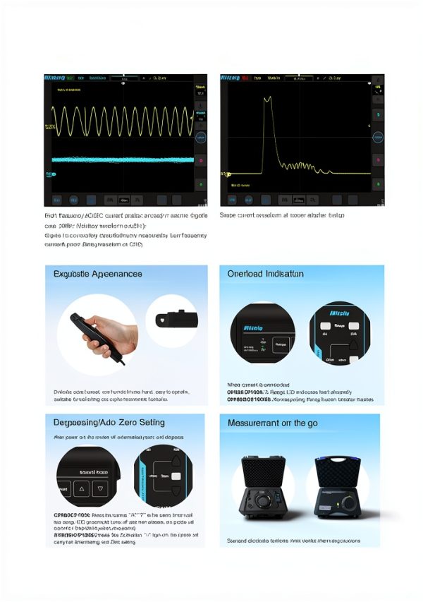 Micsig CP503B High Precision AC/DC Current Probe Portable Flexible-3